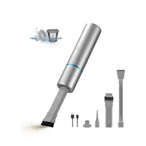 Brigii Crevice Vacuum, Handheld Vacuum & Air Duster & Hand Pump 3 in 1